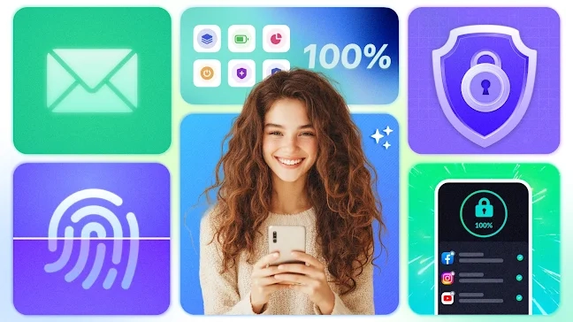 Logo Google Play với các ứng dụng khóa ứng dụng phổ biến như AppLock.